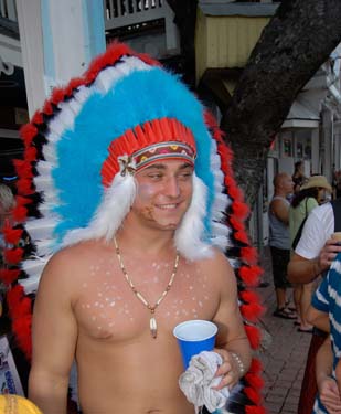 Body Painting 2008 photo - Duval Street, Key West